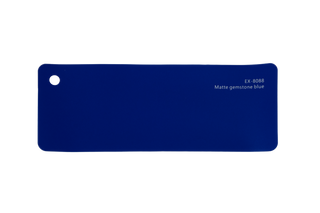 Premium PPF colour swatch in Matte gemstone blue - Ozone Shield