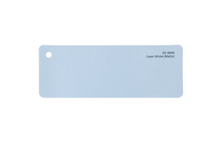 Premium PPF colour swatch in Laser White Matte - Ozone Shield