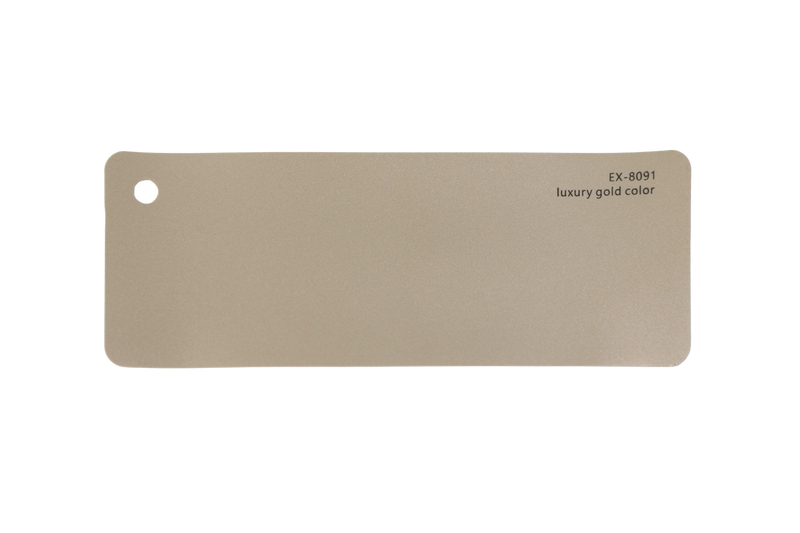 Premium PPF colour swatch in luxury gold color - Ozone Shield