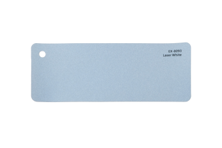 Premium PPF colour swatch in Laser White - Ozone Shield