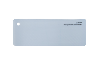 Premium PPF colour swatch in Transparent Carbon Fiber - Ozone Shield