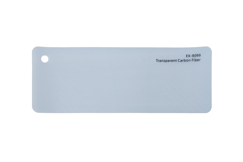 Premium PPF colour swatch in Transparent Carbon Fiber - Ozone Shield