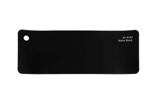 Premium PPF colour swatch in Matte Black - Ozone Shield