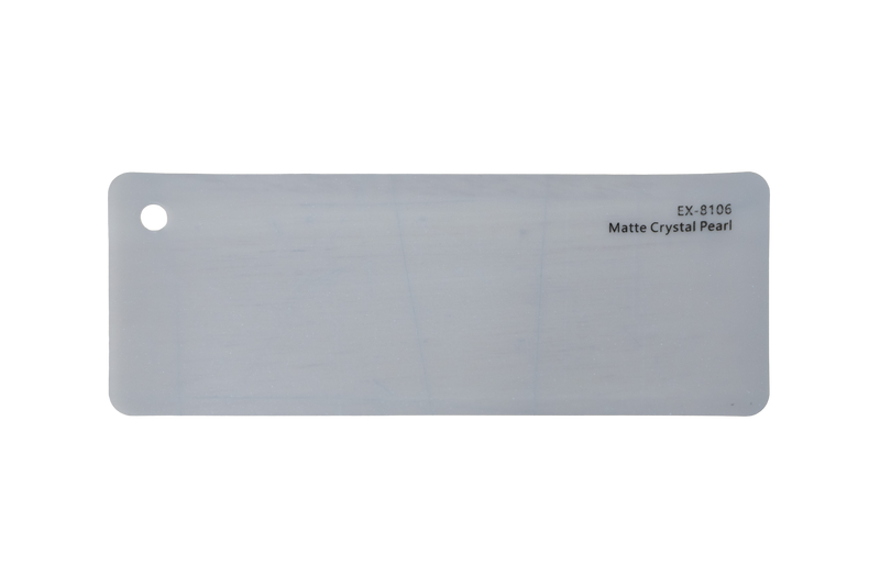 Premium PPF colour swatch in Matte Crystal Pearl - Ozone Shield