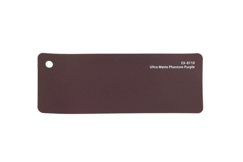 Premium PPF colour swatch in Ultra Matte Phantom Purple - Ozone Shield