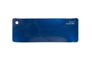 Premium PPF colour swatch in Gentian Blue - Ozone Shield