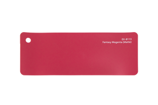 Premium PPF colour swatch in Fantasy Magenta Matte - Ozone Shield