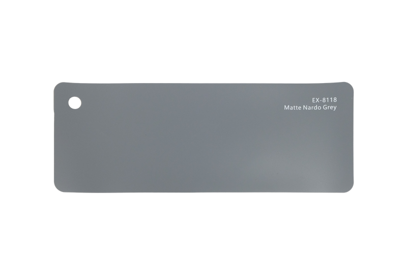 Premium PPF colour swatch in Matte Nardo Grey - Ozone Shield