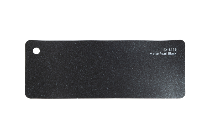 Premium PPF colour swatch in Matte Pearl Black - Ozone Shield