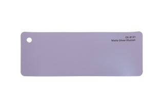 Premium PPF colour swatch in Matte Silver Illusion - Ozone Shield