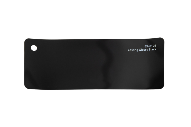 Premium PPF colour swatch in Casting Glossy Black - Ozone Shield