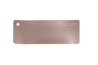 Premium PPF colour swatch in matte iceberry pink - Ozone Shield