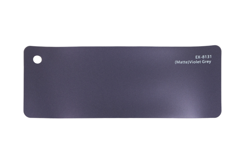 Premium PPF colour swatch in Matte Violet Grey - Ozone Shield
