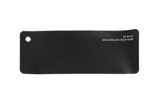 Premium PPF colour swatch in Matte Metallic Black Gold - Ozone Shield