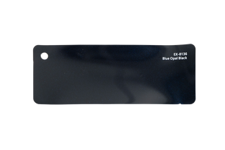 Premium PPF colour swatch in Blue Opal Black - Ozone Shield