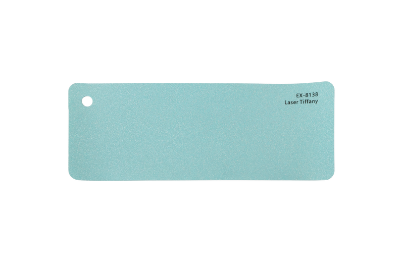 Premium PPF colour swatch in Laser Tiffany - Ozone Shield