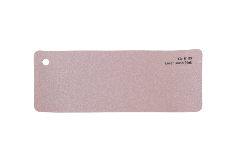 Premium PPF colour swatch in Laser Blush Pink - Ozone Shield