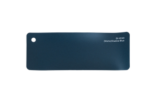 Premium PPF colour swatch in Matte Shadow Blue - Ozone Shield